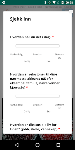 Assistert Selvhjelp Screen 2