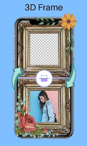 Android application 3D Photo Frame Effect Editor screenshort