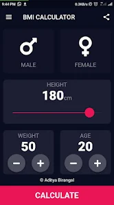 Ruban BMI Calculator