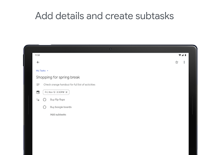 Google Tasks Screenshot