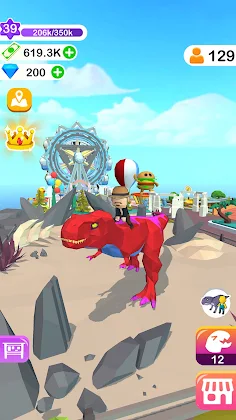 Dino Tycoon - 3D Building Game - Screenshot 4