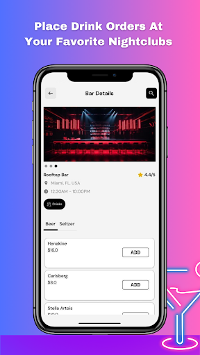 Paty: Order Drinks To Bar Screen 2