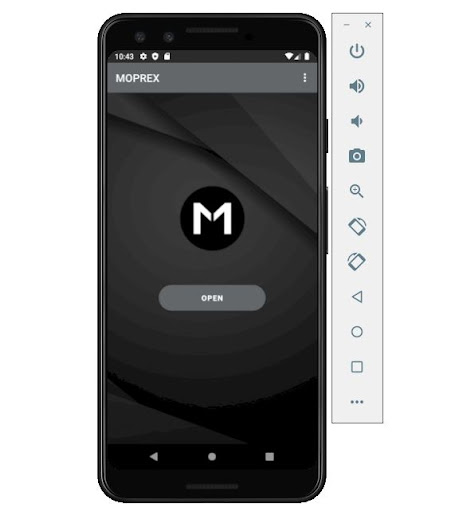 Android application Moprex screenshort