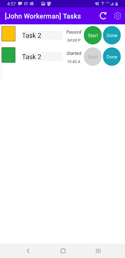 Android application onPulse screenshort