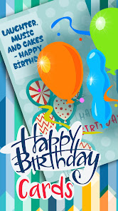 Screenshot 1 Feliz Cumpleaños Tarjetas android