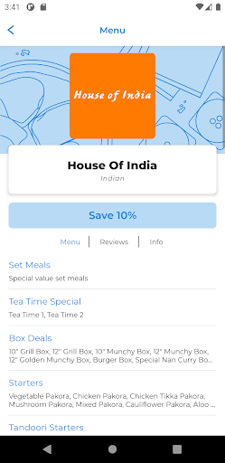 House of India ML3 Screen 2