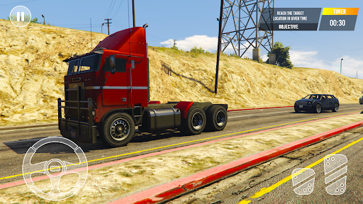 Android application Truck Parking Driving Games 3d screenshort