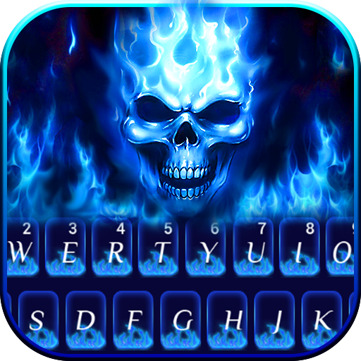 الكيبورد Flaming Skull