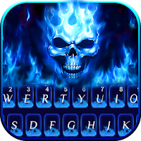 Тема для клавиатуры Flaming Skull