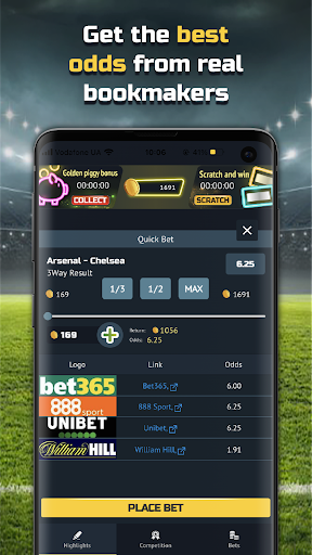 Android application Sports Betting for Real screenshort