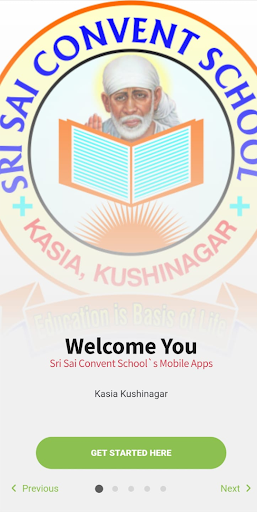 Android application Sri Sai Convent School screenshort