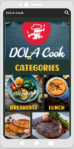 Android application DOLA Cook screenshort