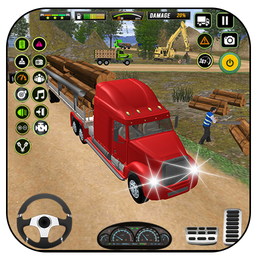 Jungle Trailer Cargo Simulator  Icon