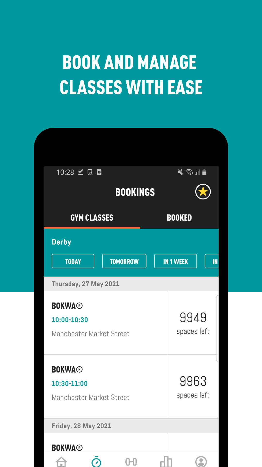 Android application PureGym screenshort