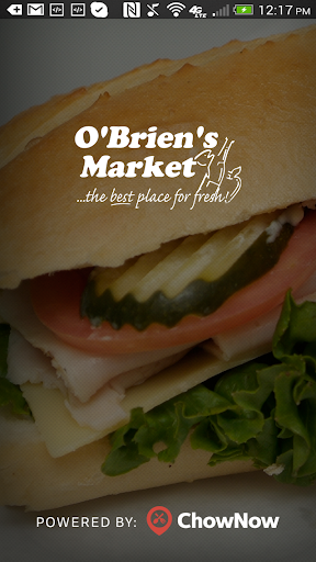 Android application O'Brien's Market screenshort