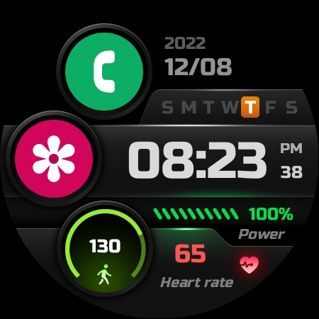 Mordern Sport 2 Watch Face screenshot 4