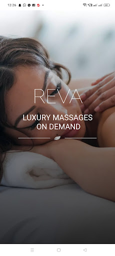 Android application REVA - Home Massage & Spa screenshort