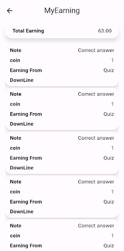 Android application QuizCon General Knowledge Quiz screenshort