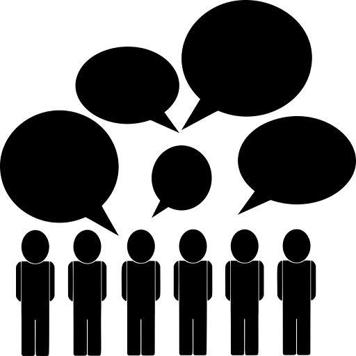 Crowd Talking Sound logo