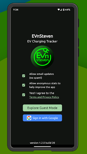 Android application EVnSteven screenshort