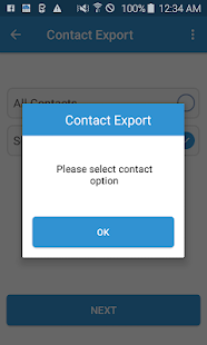 Contacts Backup Kit Screenshot