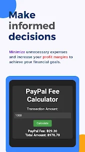 Fee Calculator For PayPal