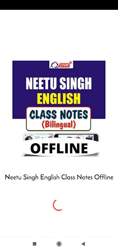 Android application Neetu Singh English Notes. screenshort
