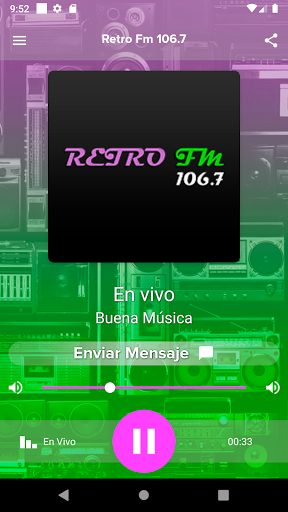 Android application Retro Fm 106.7 screenshort