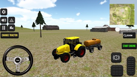 Real Farm Tractor Game 2021 3D