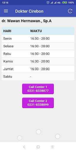 Dokter Cirebon : Informasi Jad Screen 3