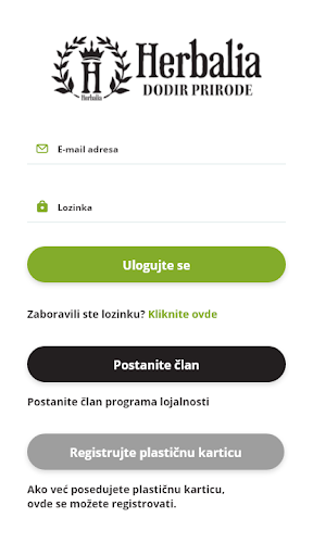 Android application Herbalia screenshort