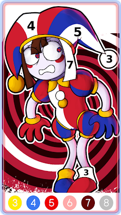 Digital Circus Coloring - Screenshot 1