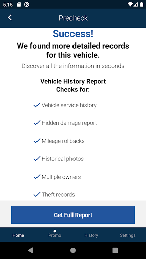 Check Car History for General Motors