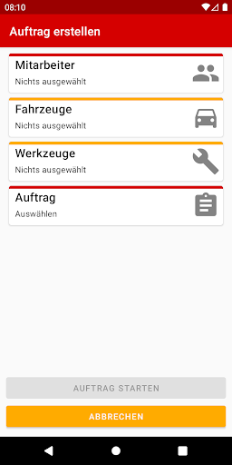 FINANZ+ Zeiterfassung Screen 2