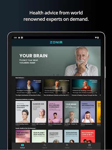 Screenshot of Zonia