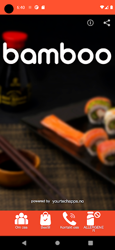 Android application Bamboo Sagene screenshort