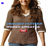 Crochet  Pattern Women Sweater icon