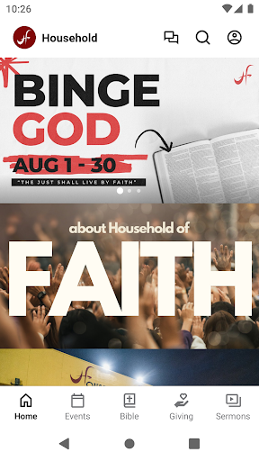 Android application Household of Faith FWCI screenshort