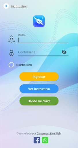 Android application Colegio bilingue San Juan de D screenshort
