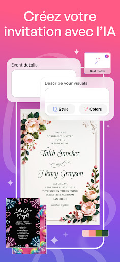 La Carte d'Invitation parfaite screenshot 4