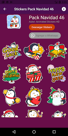 Stickers Animados de Navidadのおすすめ画像2