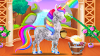 screenshot of Rainbow Baby Unicorn Pet