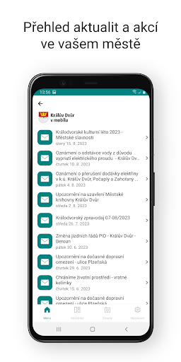 Králův Dvůr v mobilu Screen 3