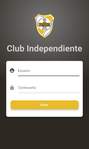 Android application Club Independiente screenshort