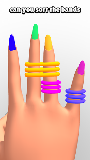 Android application Rubber Band Sort screenshort