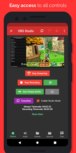 StreamCtrl - Remote for OBS Screen 2