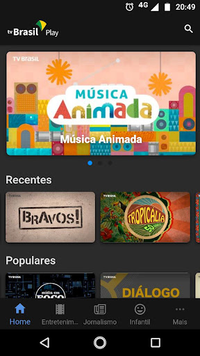 Android application TV Brasil Play screenshort