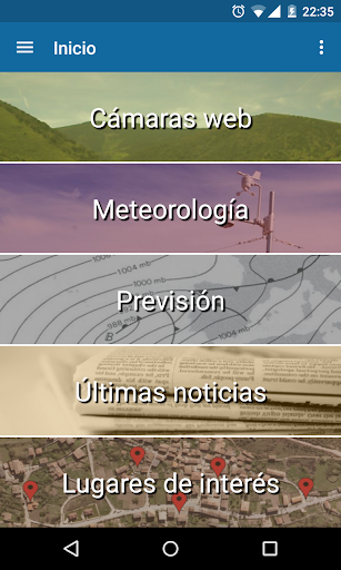 Android application Viniegra Live screenshort