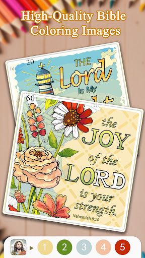 Bible Color Paint By Number screenshot 3
