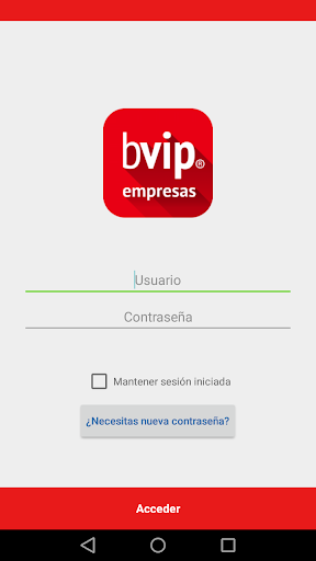 Android application BonosVip Empresas screenshort